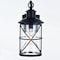 Vaxcel Adams 1 Light Black Dusk to Dawn Outdoor Wall Lantern Clear Glass T0634 - alternate 7